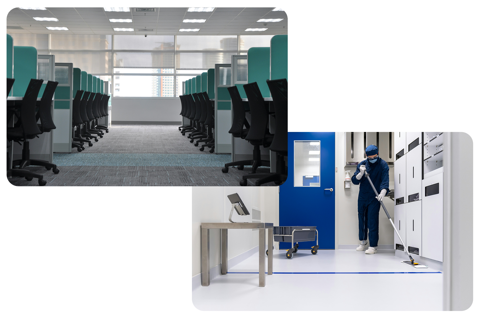 Fotos Reinigung von Büro und Gebäudezimmer